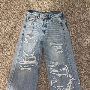 American Eagle wide leg jeans size (4 regular)